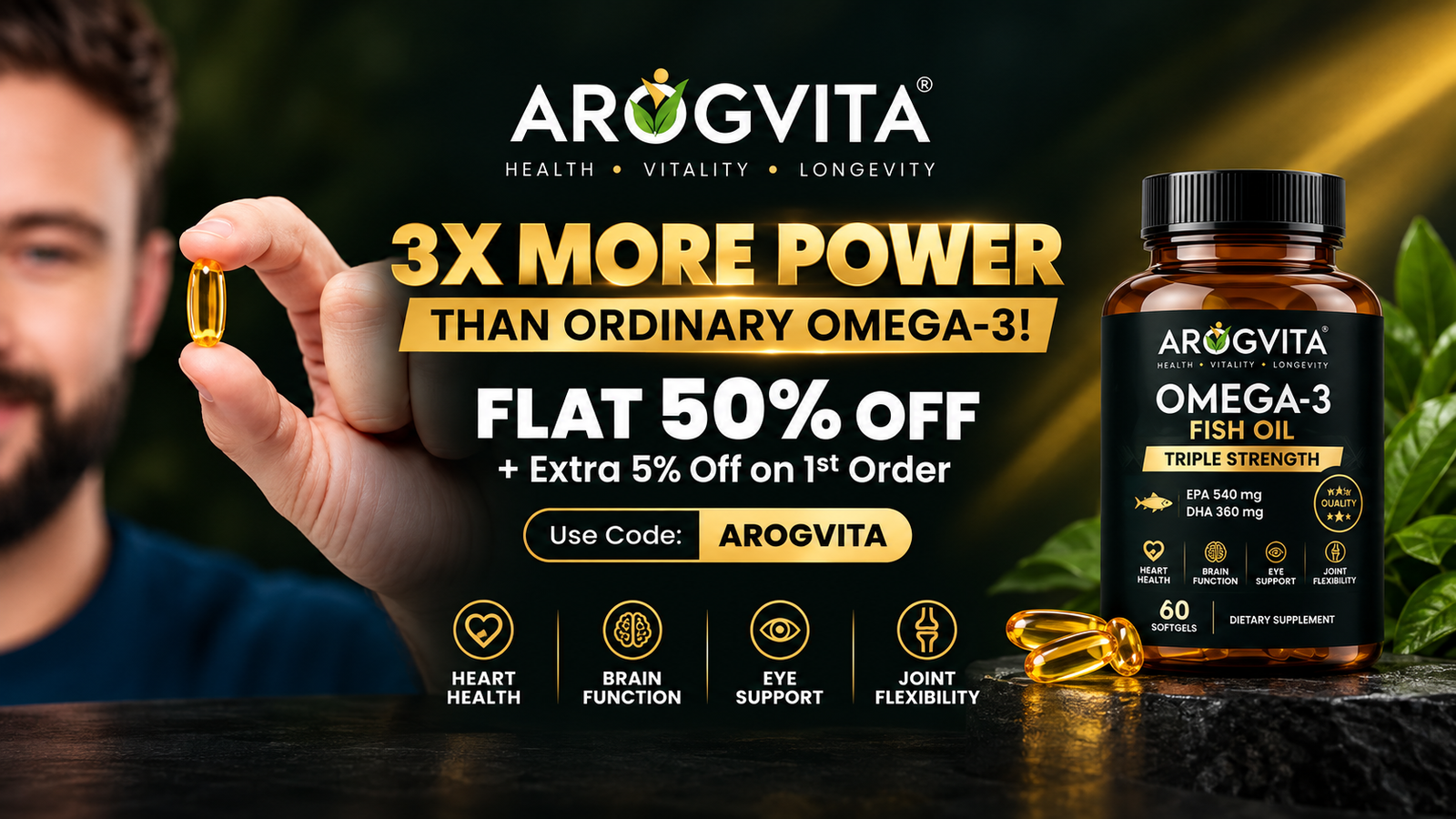 Premium Omega-3 Power and Savings